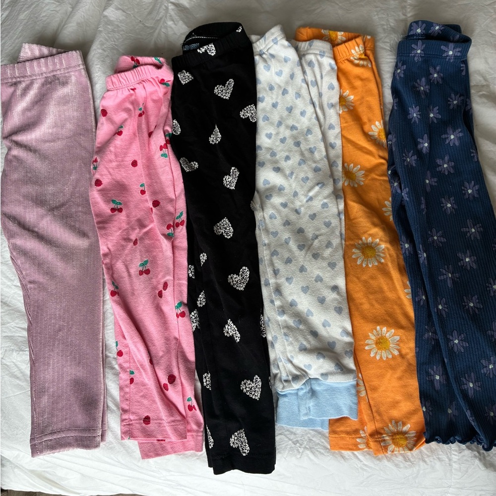 Toddler 3t bundle 6 pants, 2 sweaters, one dress, 4 shirts 13 items total